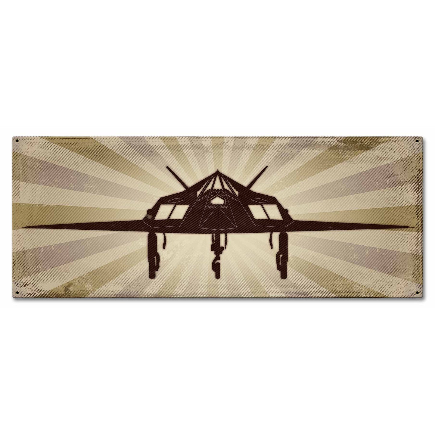 F117 Stealth Fighter Sign