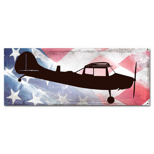 O-1E American Flag Plasma Cut Sign