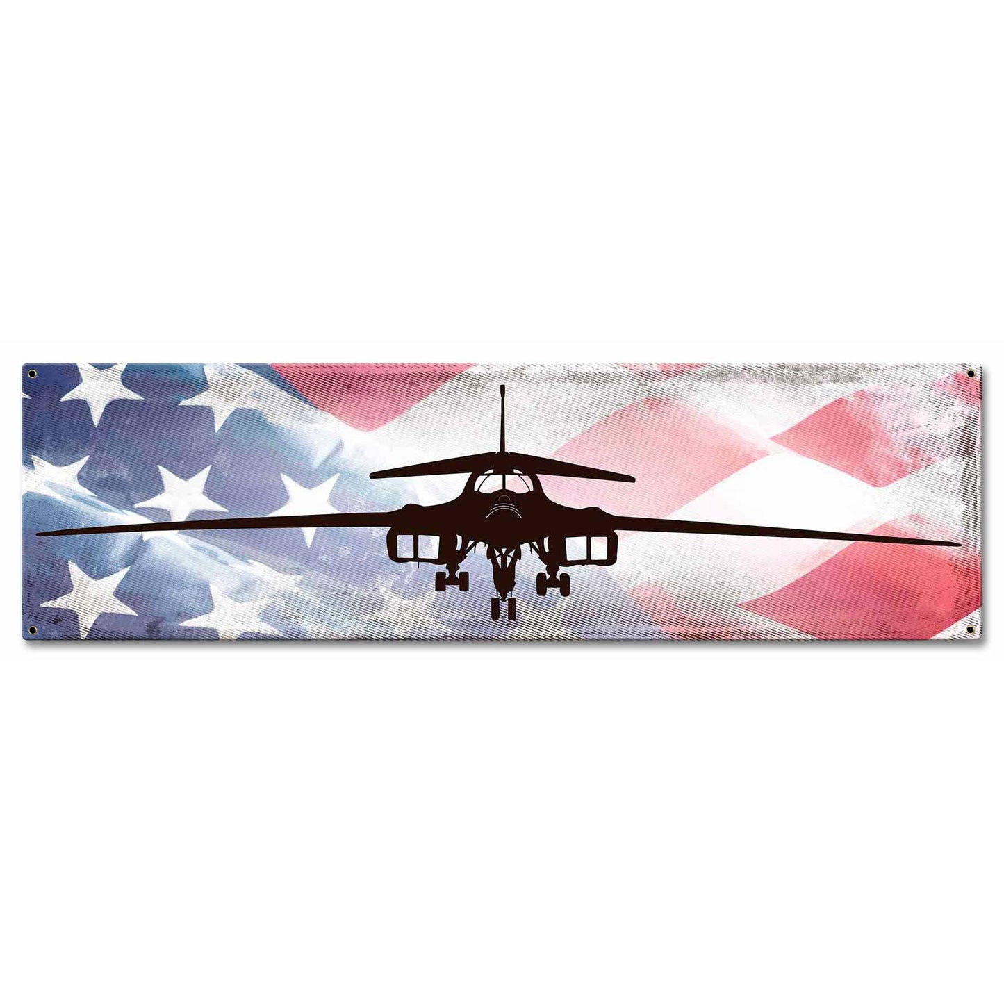 B1B Bomber American Flag Plasma Cut Sign