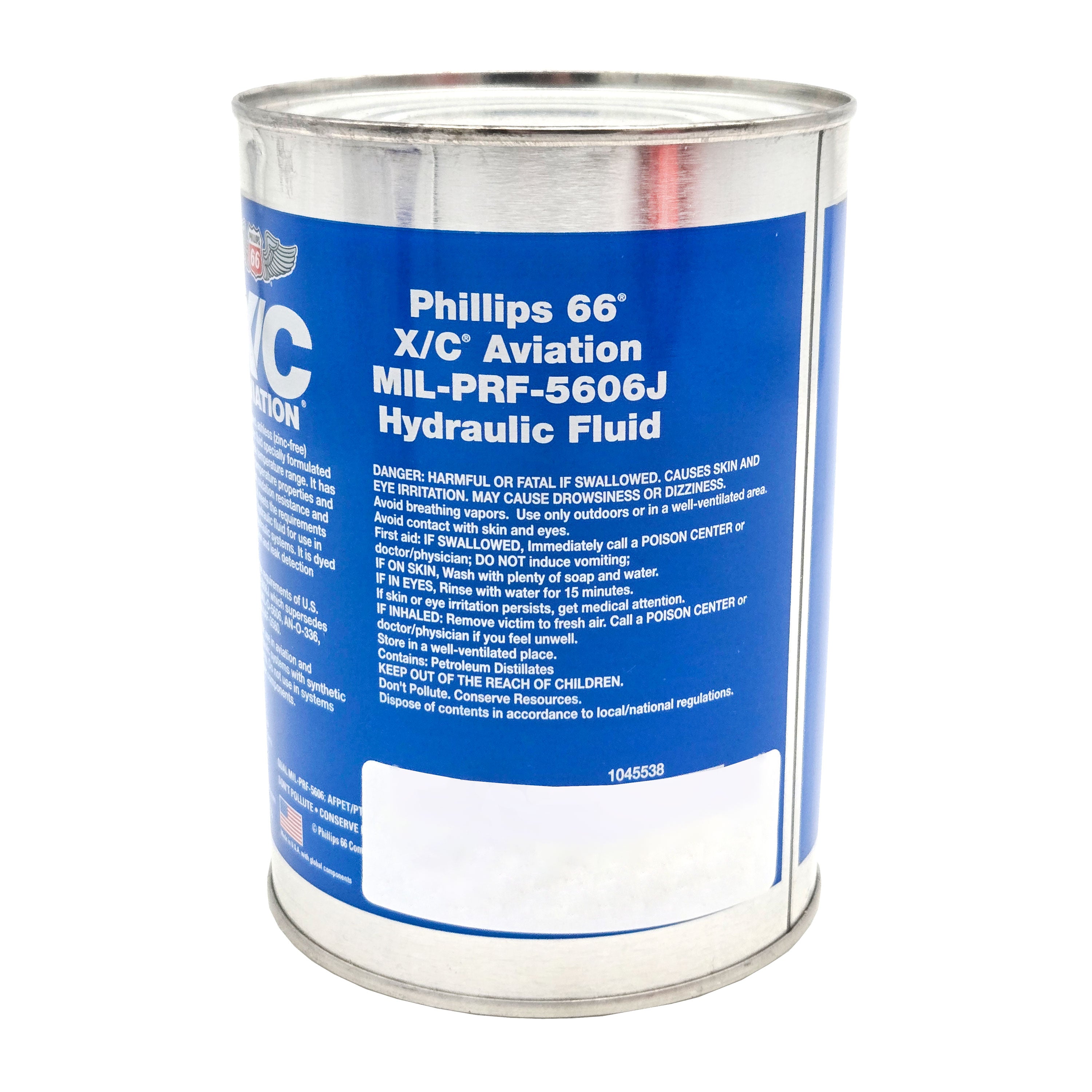 Phillips 66 - X/C Red Spec Aviation Hydraulic Fluid | MIL-PRF