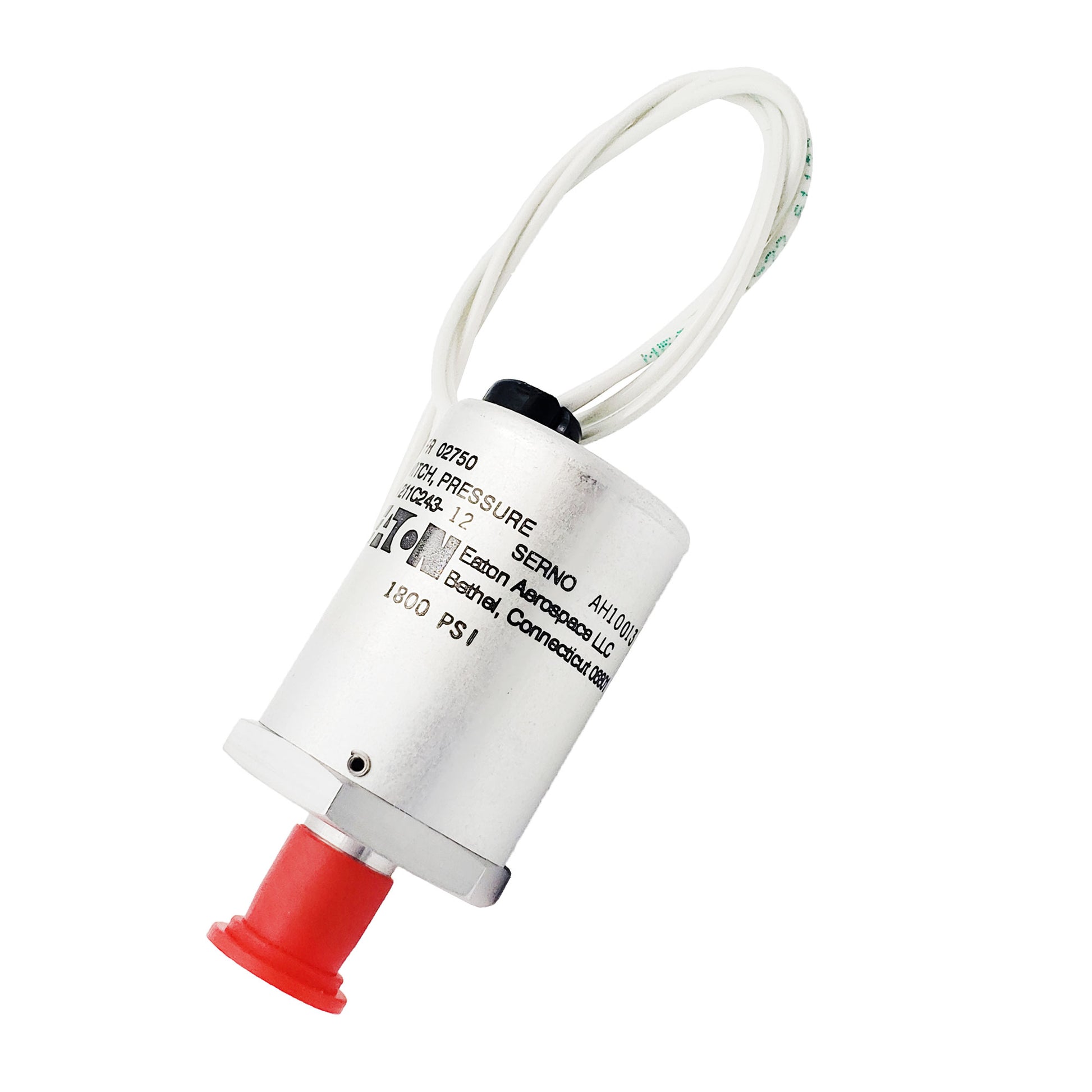 United Electric pressure switch metal sensor body with locking nut.