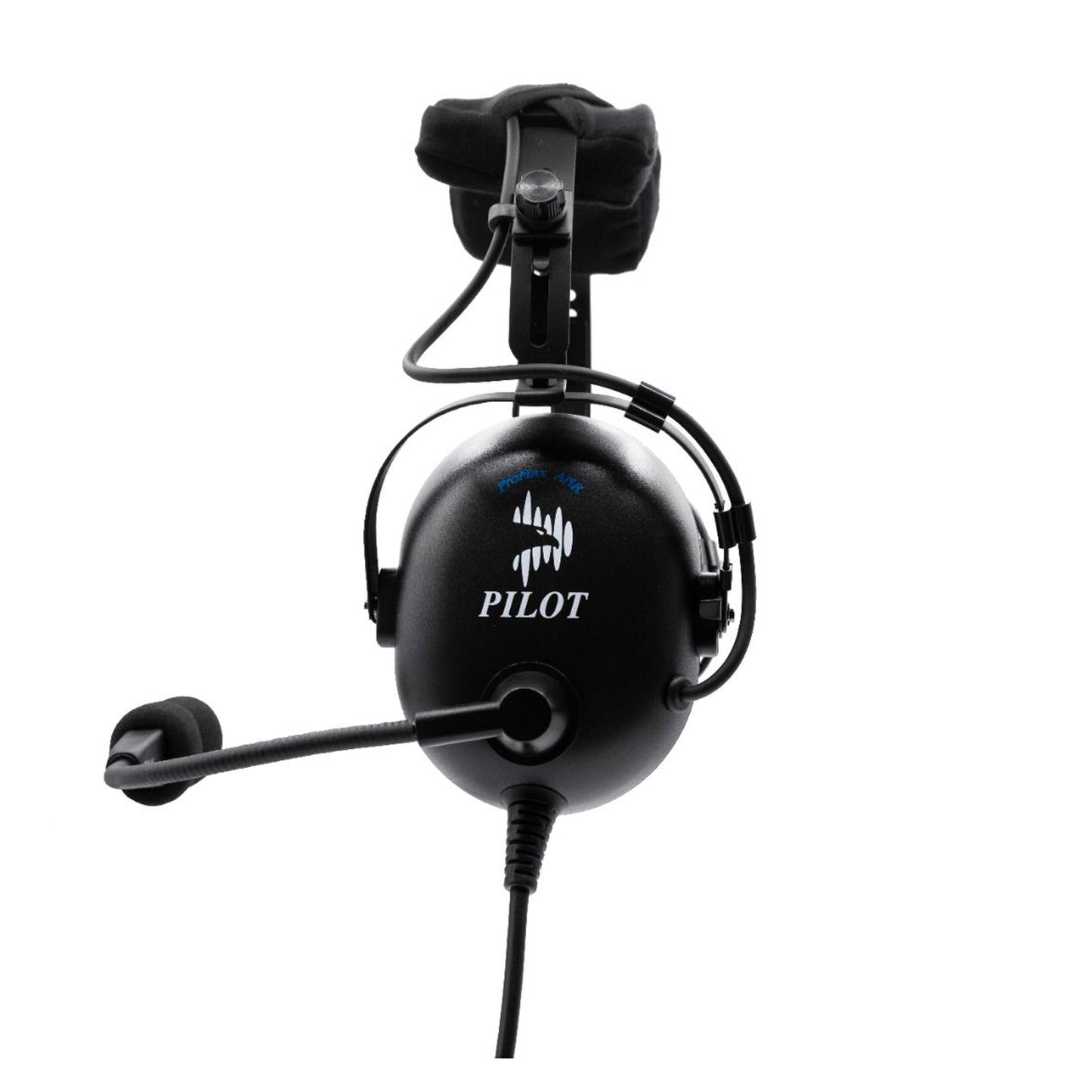 Pilot USA ProMax ANR Aviation Headset – side profile with boom mic