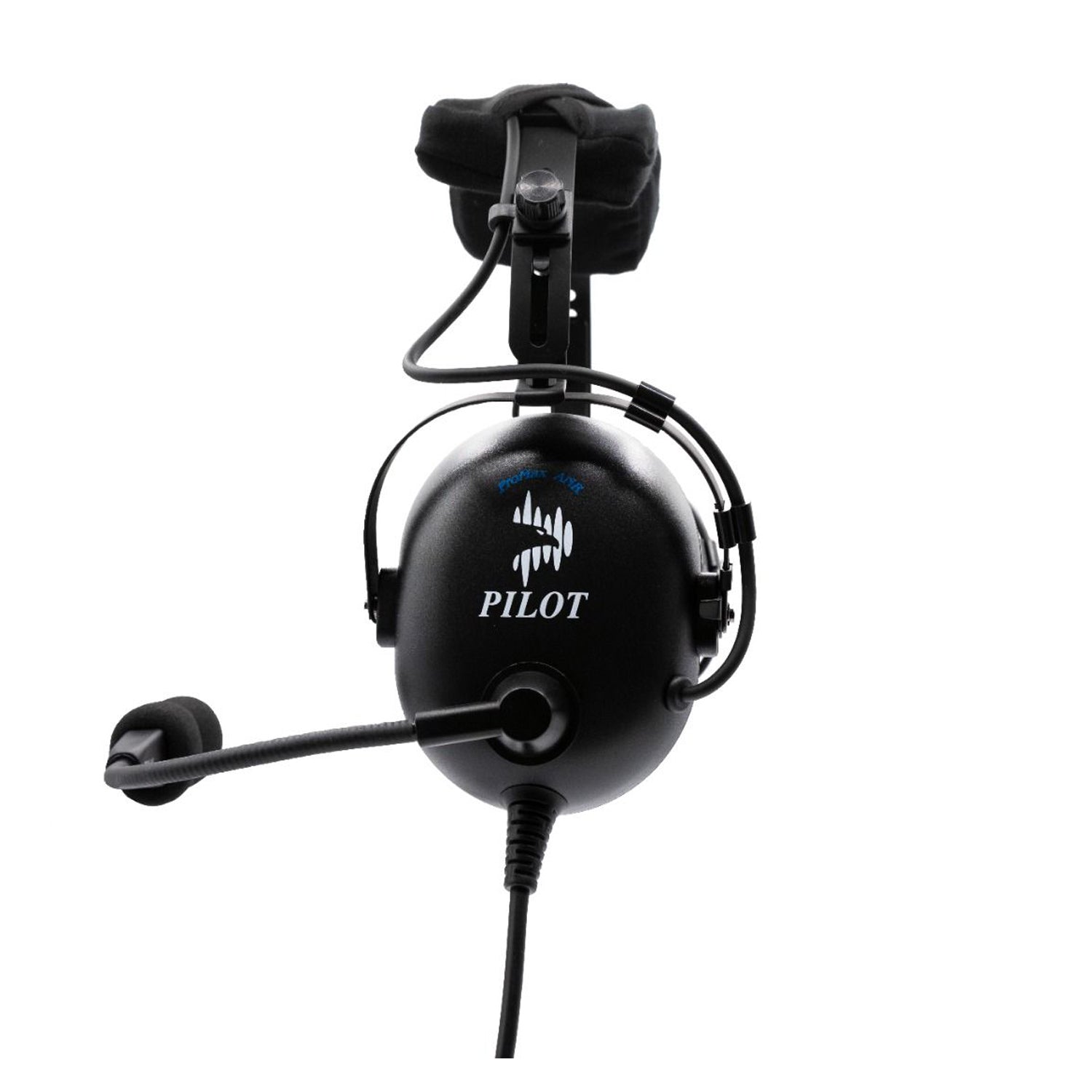 Pilot USA ProMax ANR Aviation Headset – side profile with boom mic