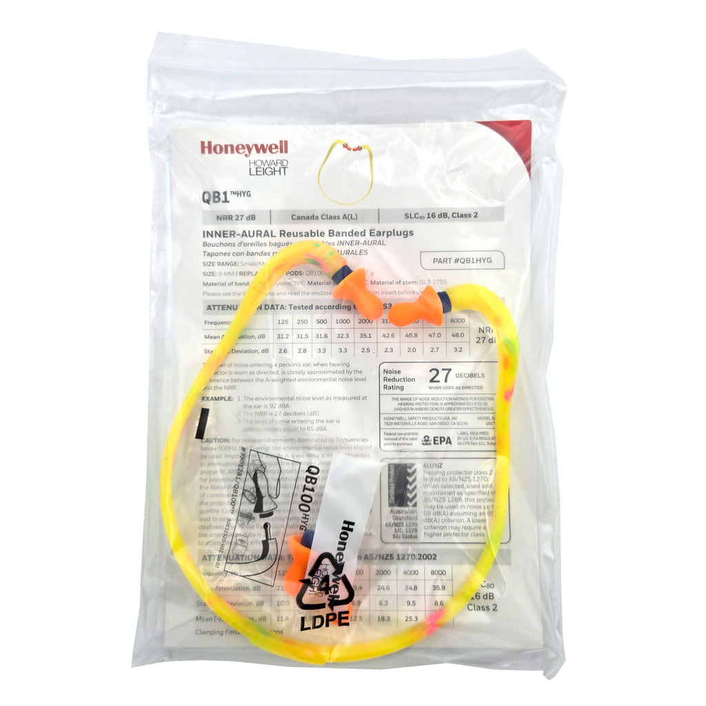 Howard Leight - QB1 Supra Aural Quiet Banded Ear Plugs NRR