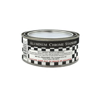 Side view of Met-All RP-8 Racing Polish 8oz tin with branding and label details