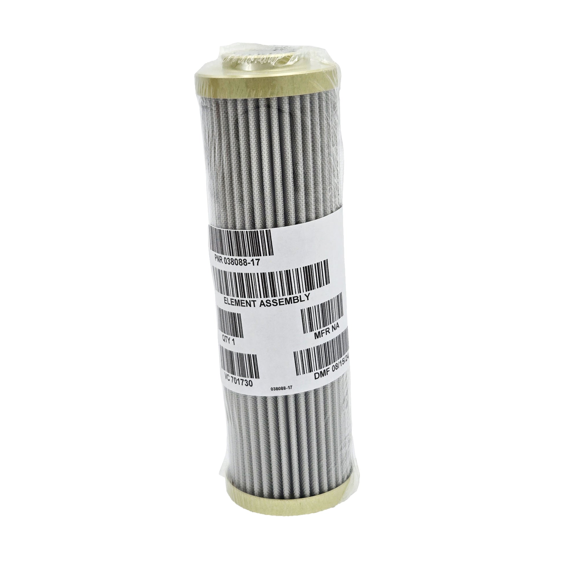 Rolls Royce R4 Oil Filter Element – Vertical Standing View of the Filter