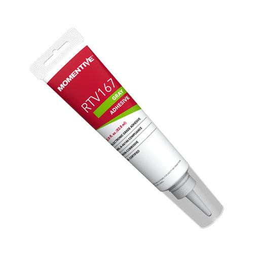 Momentive RTV167 Gray Silicone Sealant 3 oz Tube