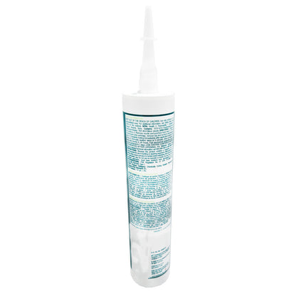 DOWSIL™ 786 Silicone Sealant, white 300mL tube, mildew-resistant silicone sealant for nonporous surfaces | Back of the tube