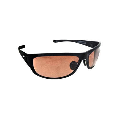 Golden Eagle Sport Sunglasses Z87 Matte Black with Gradient Copper Tint - stylish and durable sport sunglasses