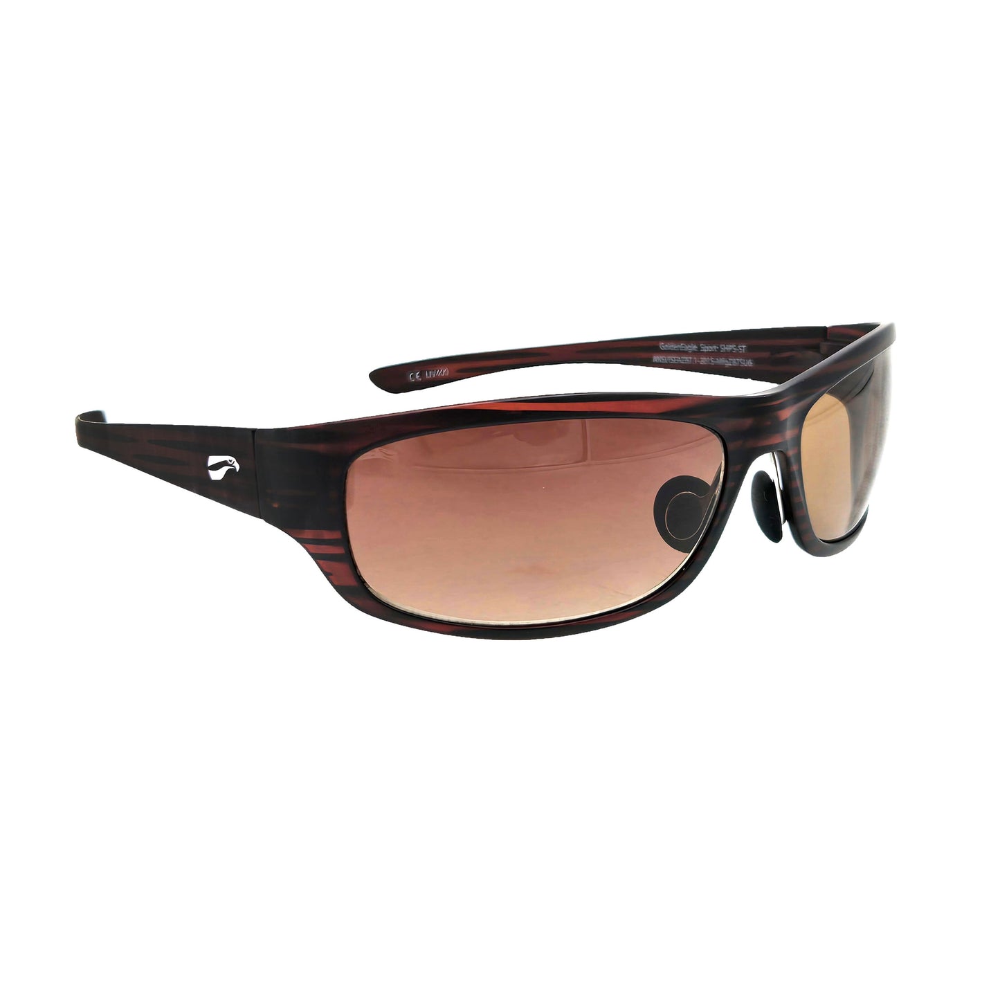 Golden Eagle Sport Sunglasses Z87 Satin Tortoise with Gradient Copper Tint - high-quality sport sunglasses