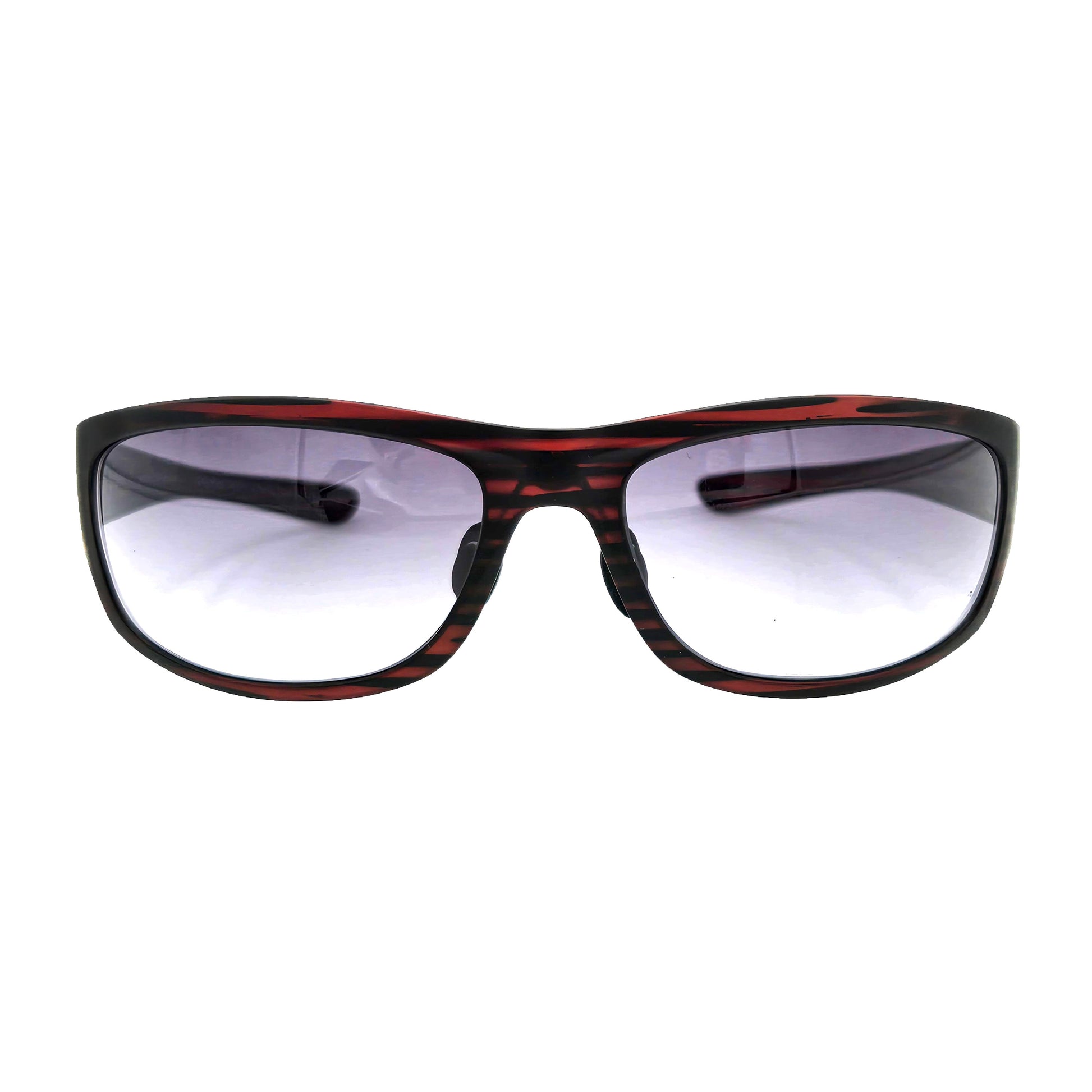 Golden Eagle Sport Sunglasses Z87 Satin Tortoise with Gradient Gray Tint front view - durable safety-rated sunglasses