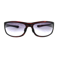 Golden Eagle Sport Sunglasses Z87 Satin Tortoise with Gradient Gray Tint front view - durable safety-rated sunglasses