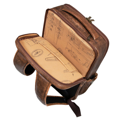 Scully - Leather Back Pack, Top Open