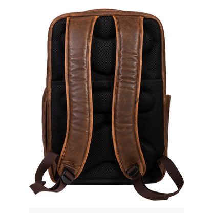 Scully - Leather Back Pack, Back