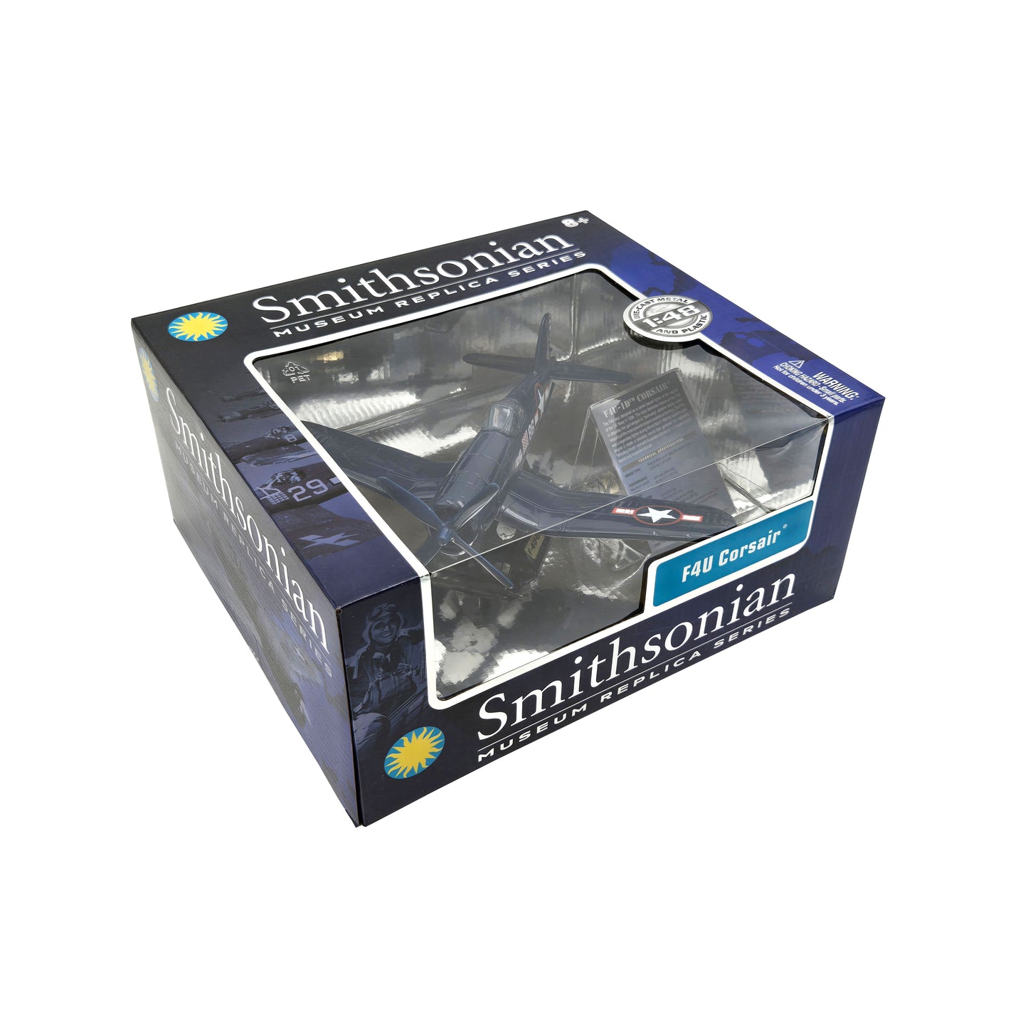 Smithsonian F4U Corsair Model – Angled View of Retail Packaging