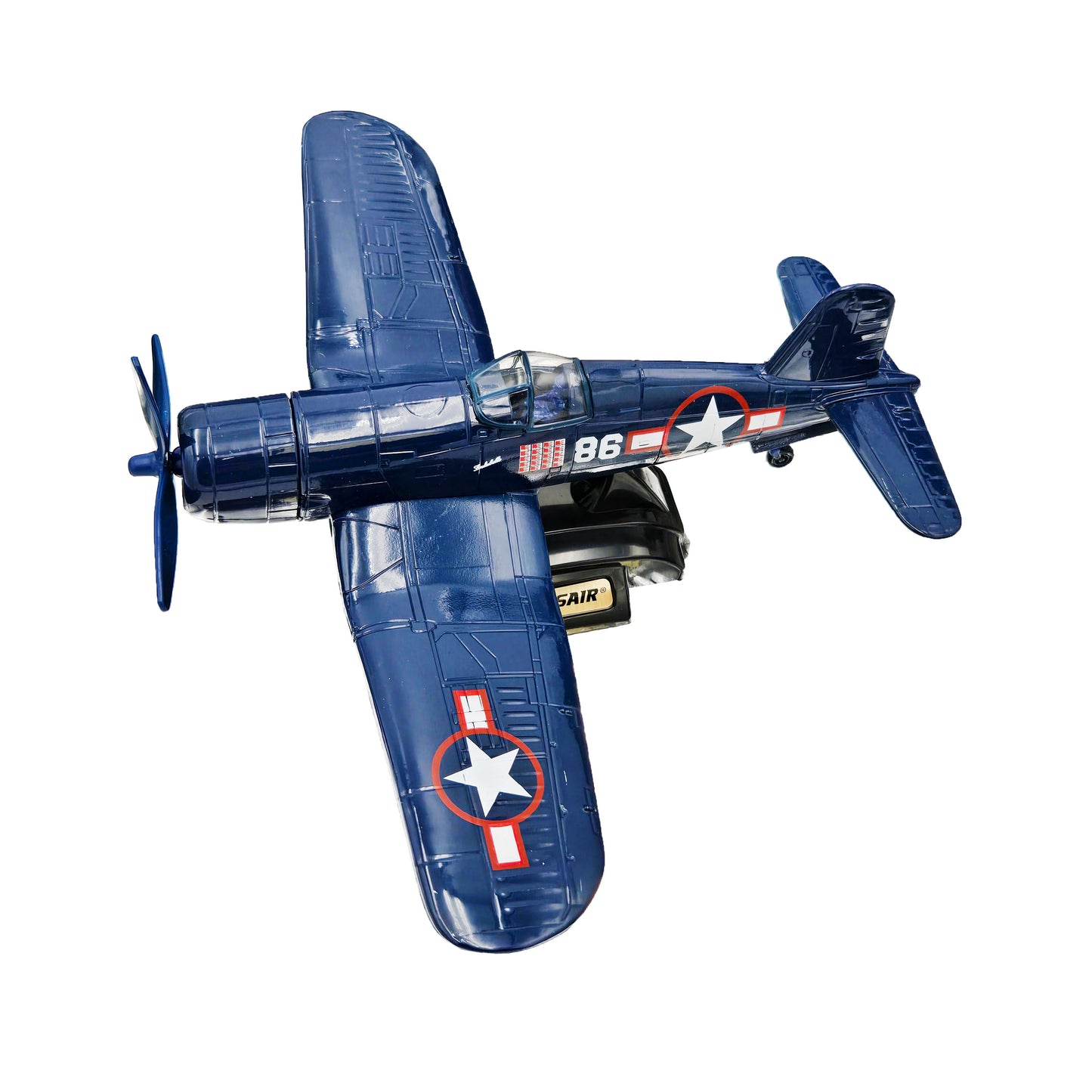 Smithsonian F4U Corsair Model – Left Side View of Assembled Aircraft