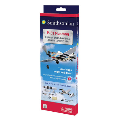 WowToyz Smithsonian P-51 Mustang Flyer – Manufacturer Front View of Model