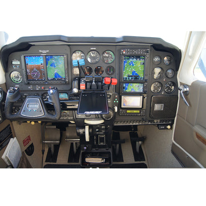 FAA-PMA throttle knob SSV50-524513-1 with TOGO knockout for Beechcraft Bonanza and Baron throttle lever controls