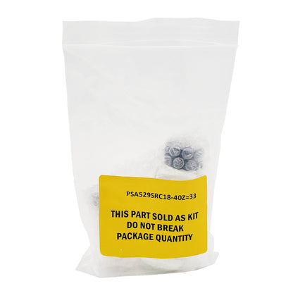 SilGrip PSA529SRC18-40Z adhesive kit sealed in zip-top bag with warning label.”