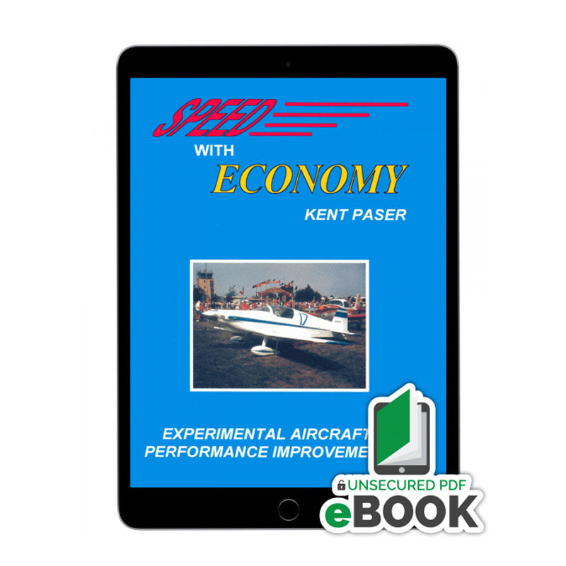 Speed with Economy PDF eBook by Kent Paser covering aircraft performance and fuel-efficiency concepts