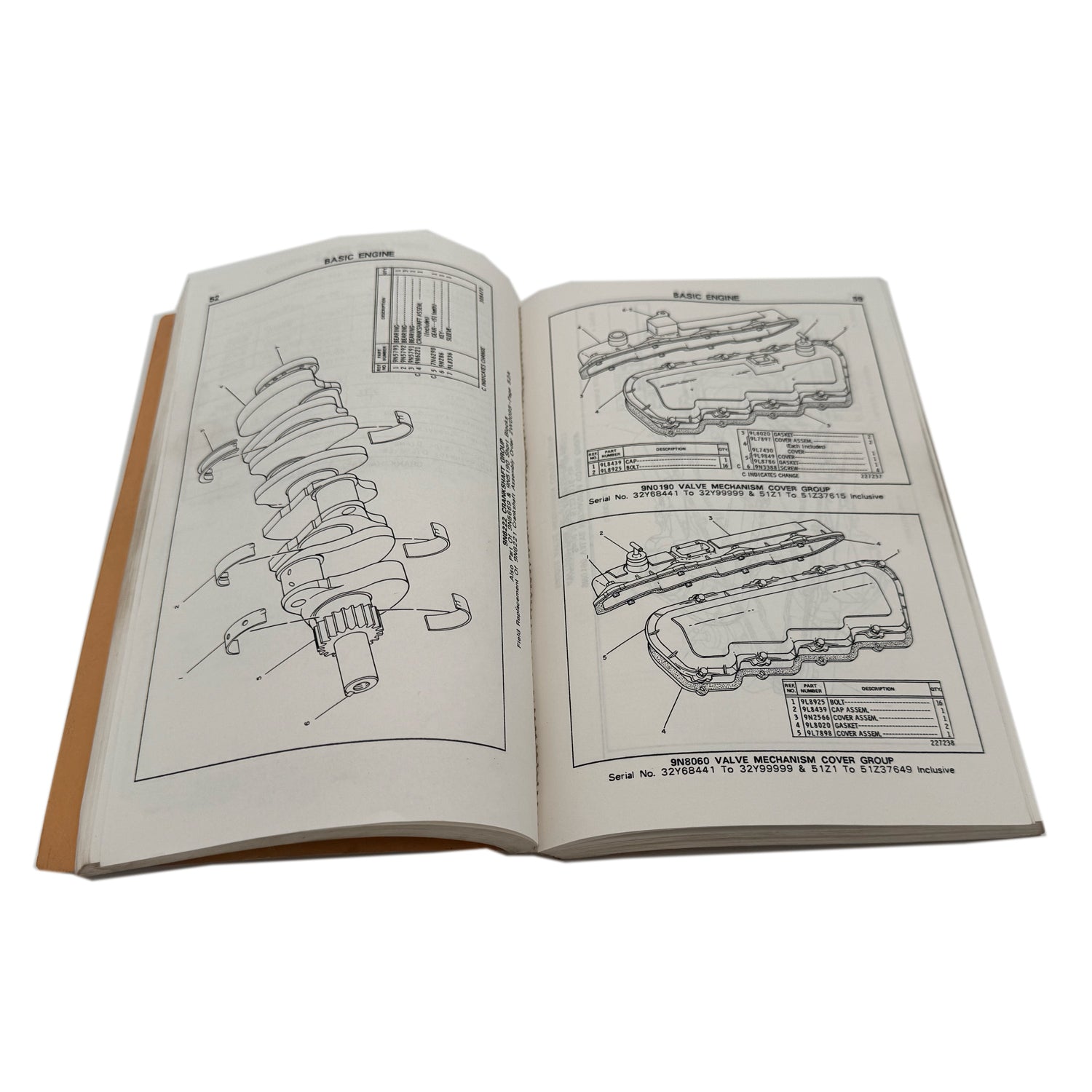 Caterpillar CAT 3208 Truck Engine Parts Catalog Manual 1985 SEBP1239-01