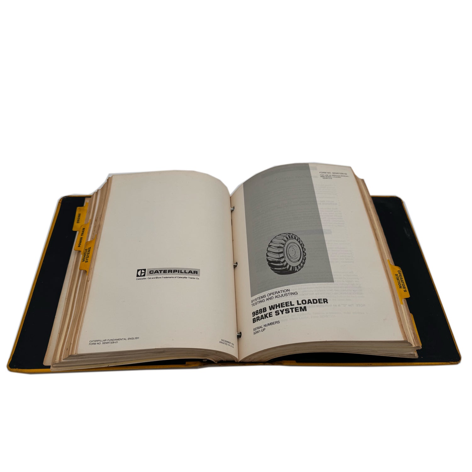 CAT Caterpillar 988B Wheel Loader Service Manual | SENR7318