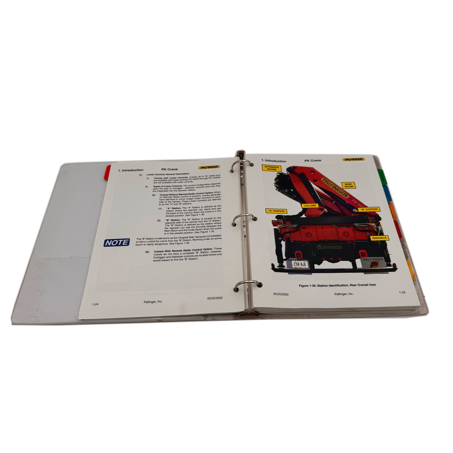 Palfinger PK26502 Hydraulic Crane Operation And Service Manual 1112M-PK-A