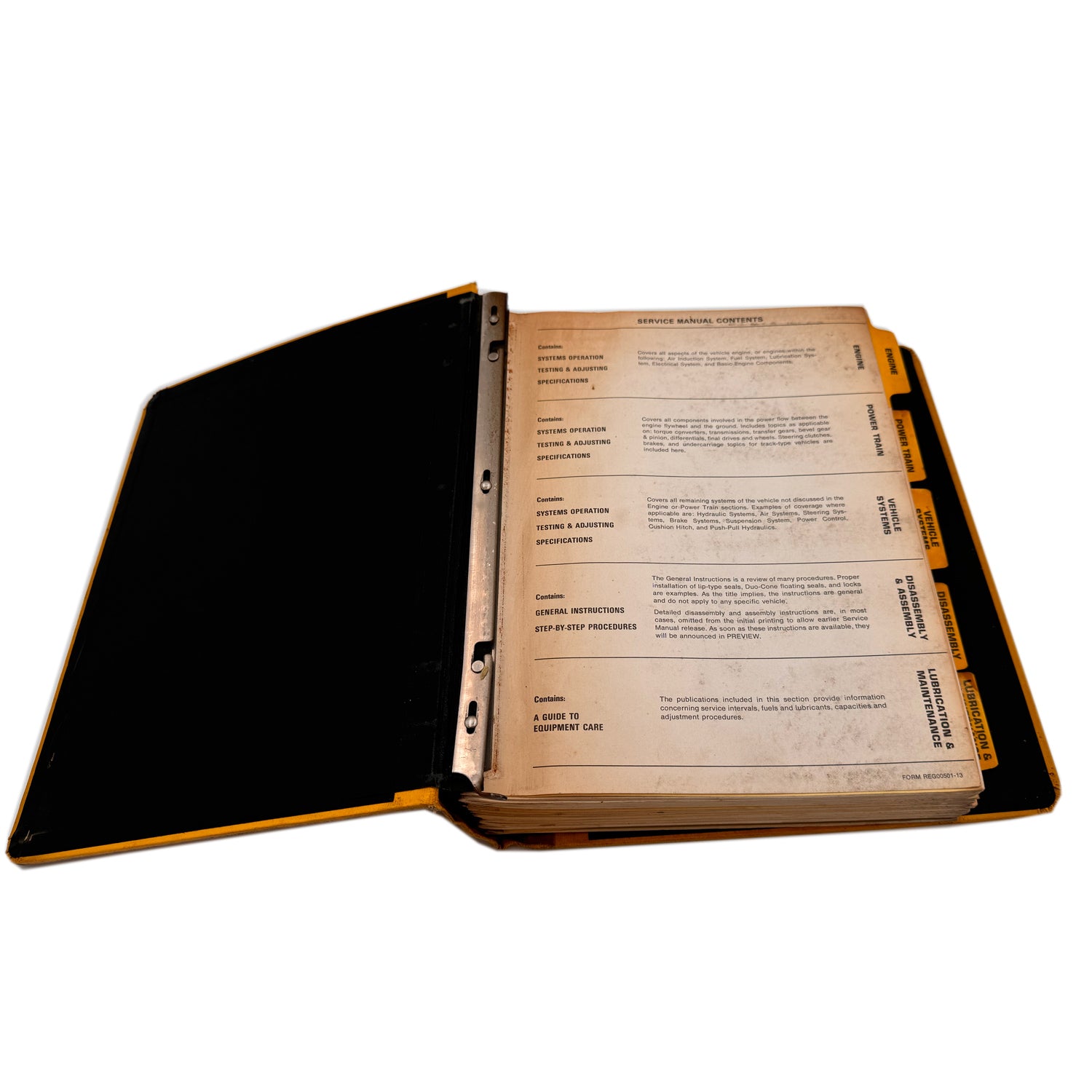Caterpillar CAT 966 Wheel Loader Service Manual | REG00501-13