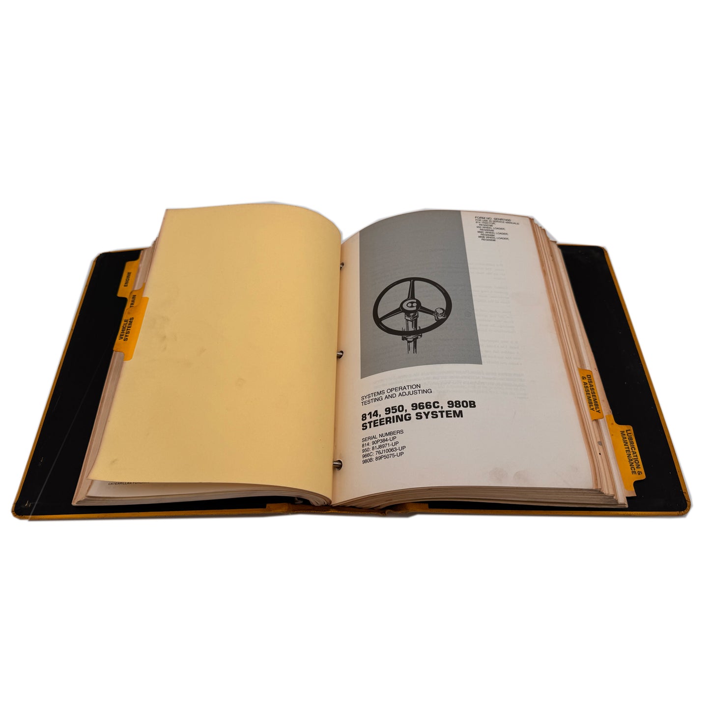 Caterpillar CAT 966 Wheel Loader Service Manual | REG00501-13