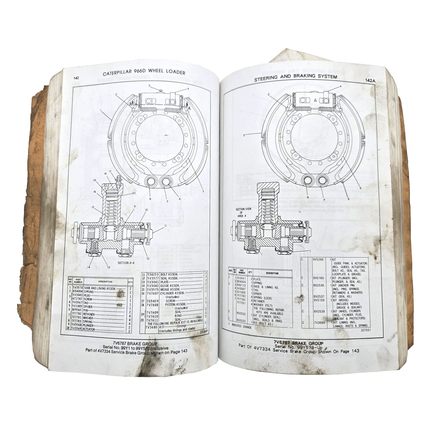 Caterpillar CAT 966D Wheel Loader Parts Manual | SEBP1318-02