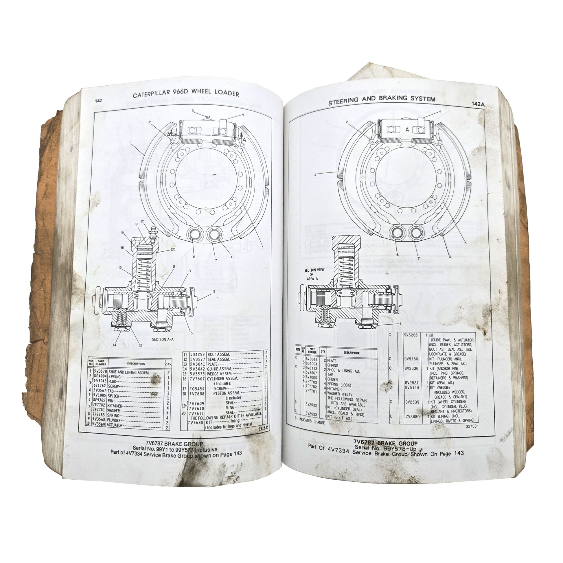 Caterpillar CAT 966D Wheel Loader Parts Manual | SEBP1318-02