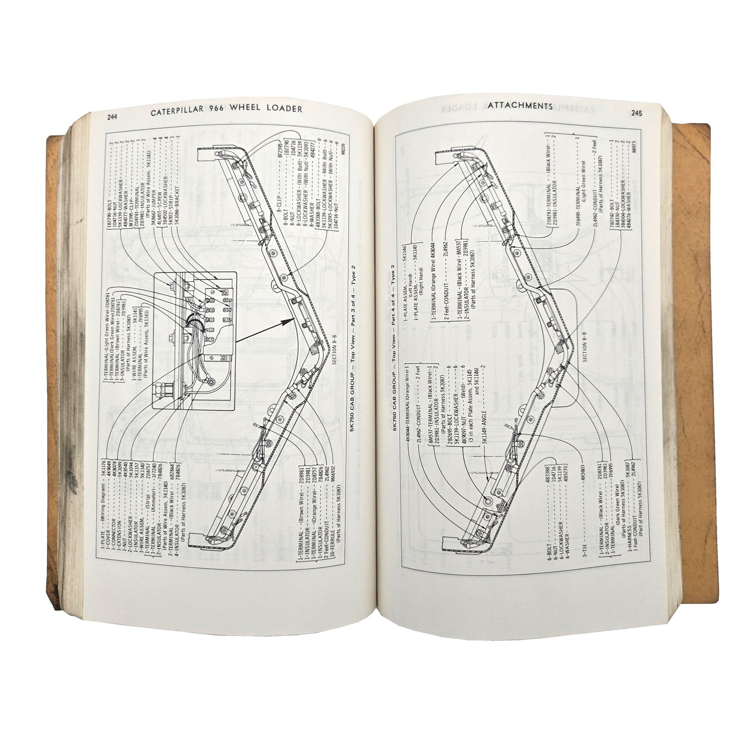 Caterpillar CAT 966 Wheel Loader Parts Manual | UEG0034S