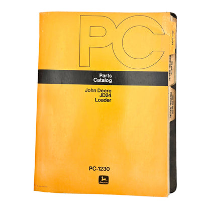 John Deere - Parts Catalog Binder | Parts Catalog PC-1230 JD24 Loader 
