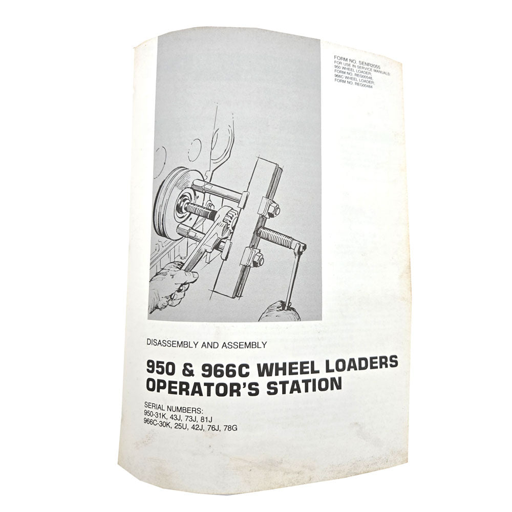 Cat Caterpillar 966C Wheel Loader Service Manual | 950 and 966C Wheel Loaders Operator's Station: Disassembly and Assembly