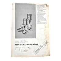 Cat Caterpillar 966C Wheel Loader Service Manual | 3306 Vehicular Engine: Systems Operation Testing and Adjusting