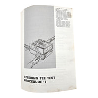 Cat Caterpillar 966C Wheel Loader Service Manual | Steering Tee Test Procedure - I