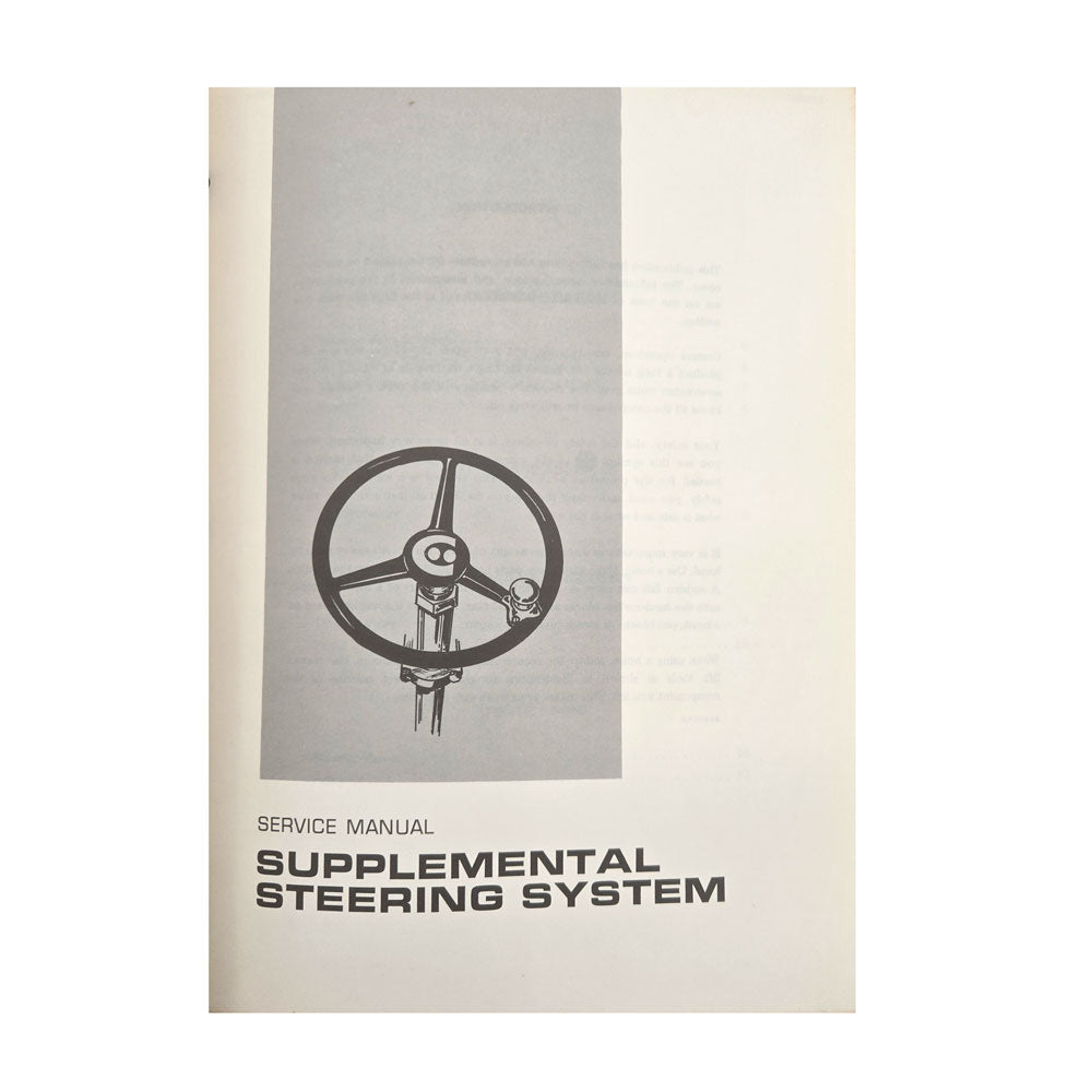 Caterpillar Cat 966 Wheel Loader Service Manual 30K 25U 42J 76J 78G Series | 966 Steering System: Service Manual
