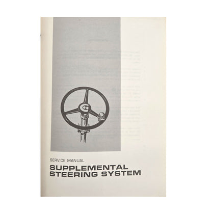 Caterpillar Cat 966 Wheel Loader Service Manual 30K 25U 42J 76J 78G Series | 966 Steering System: Service Manual
