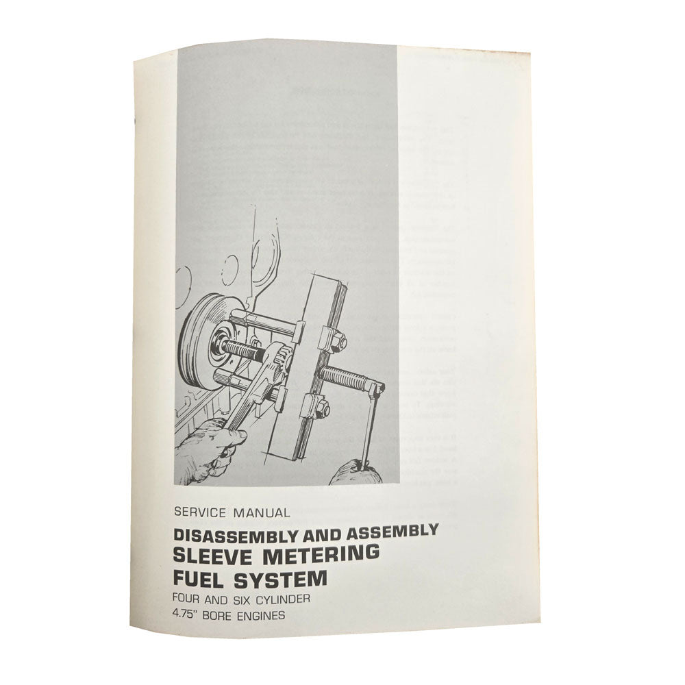 Caterpillar Cat 966 Wheel Loader Service Manual 30K 25U 42J 76J 78G Series |Sleeve Metering Fuel System: Service Manual - Disassembly and Assembly