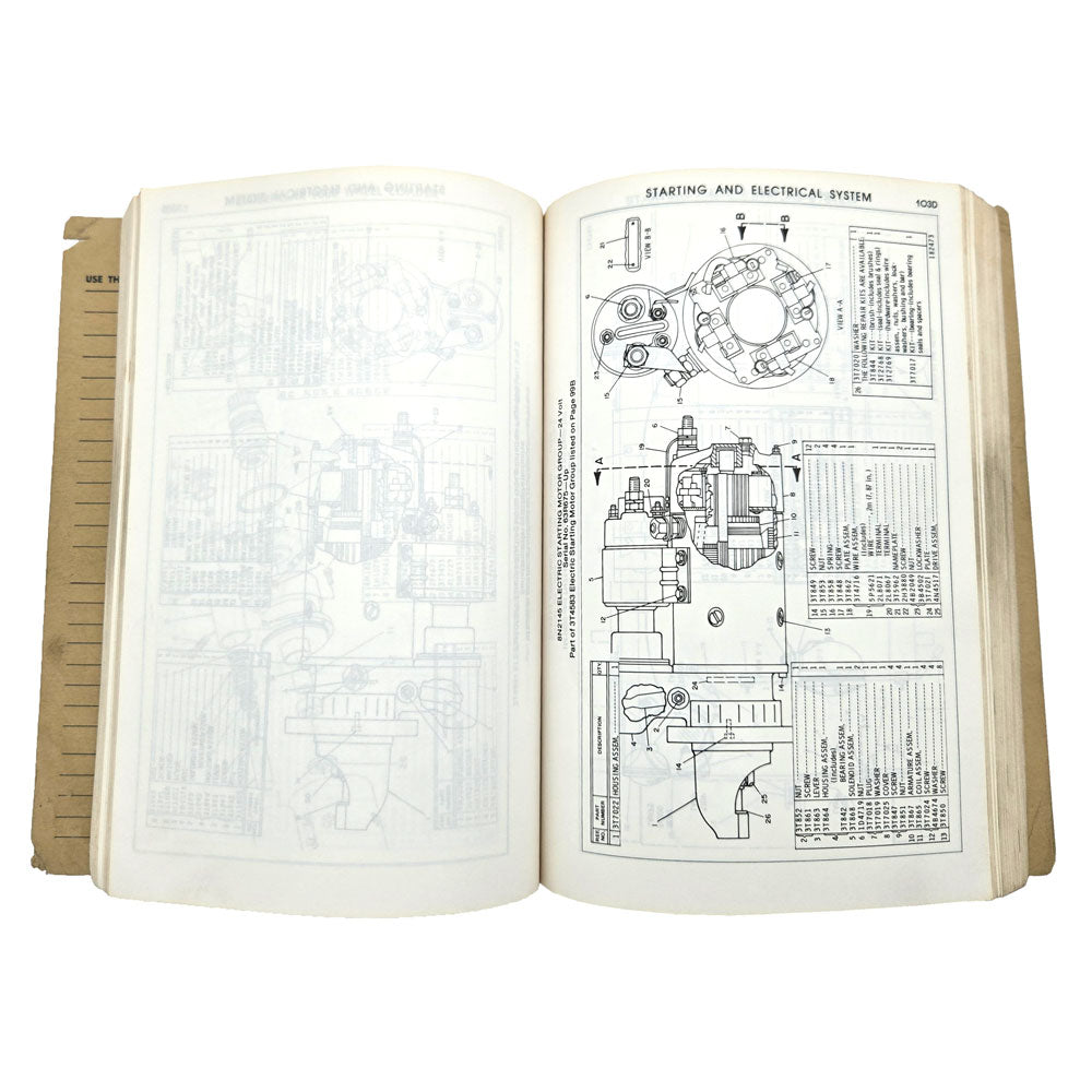 CAT 950B Wheel Loader Parts Manual