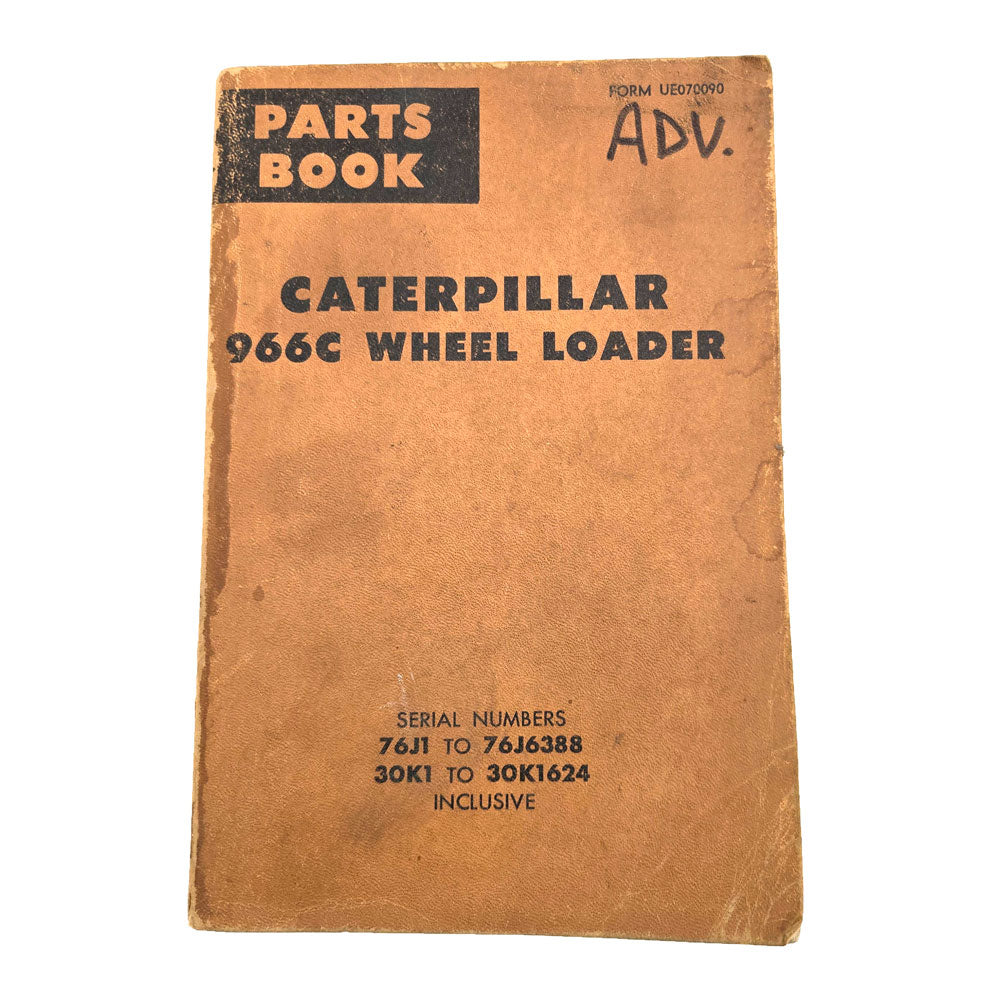 CAT 966C Wheel Loader Parts Manual