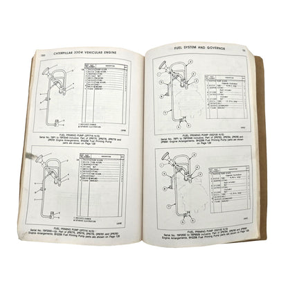 CAT Caterpillar 3304 Engine Parts Book Manual