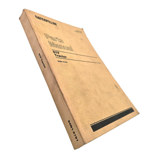 Caterpillar D7F Tractor Parts Manual 