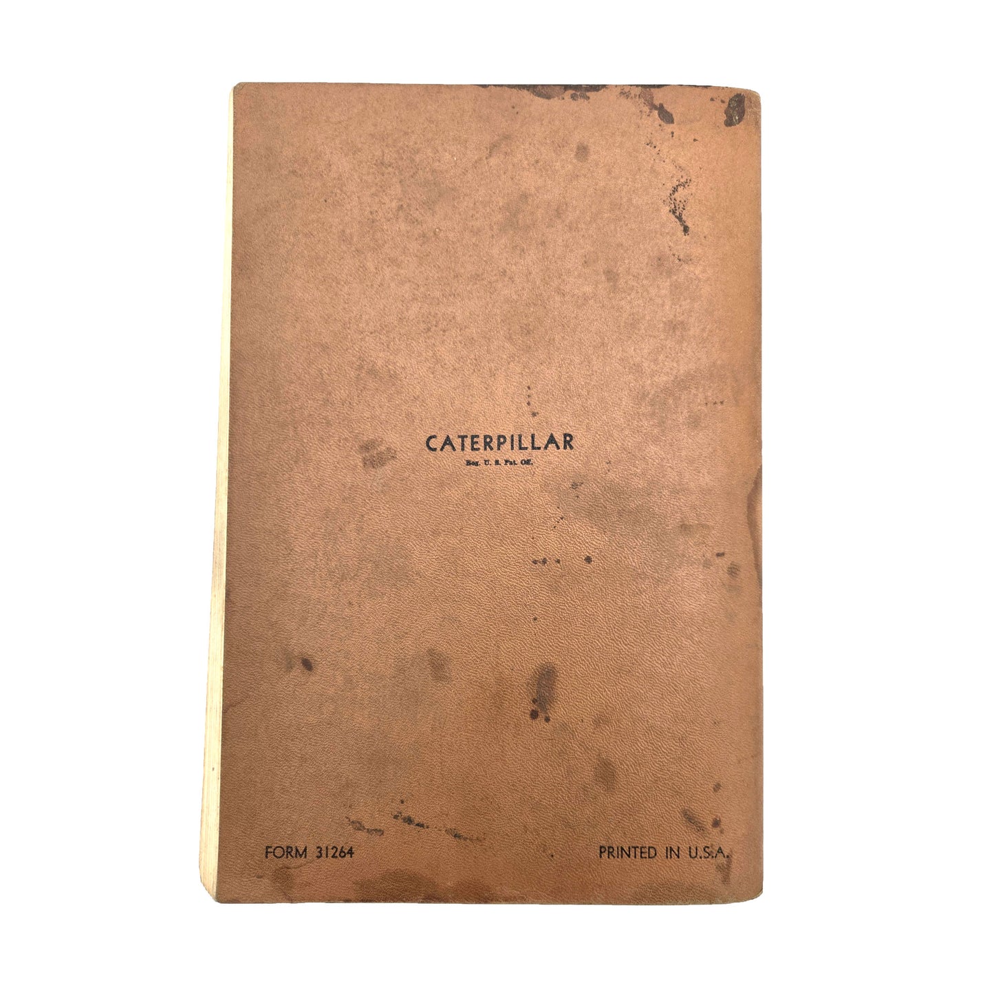Cat Caterpillar No. 44 Hydraulic Control Parts Manual Book