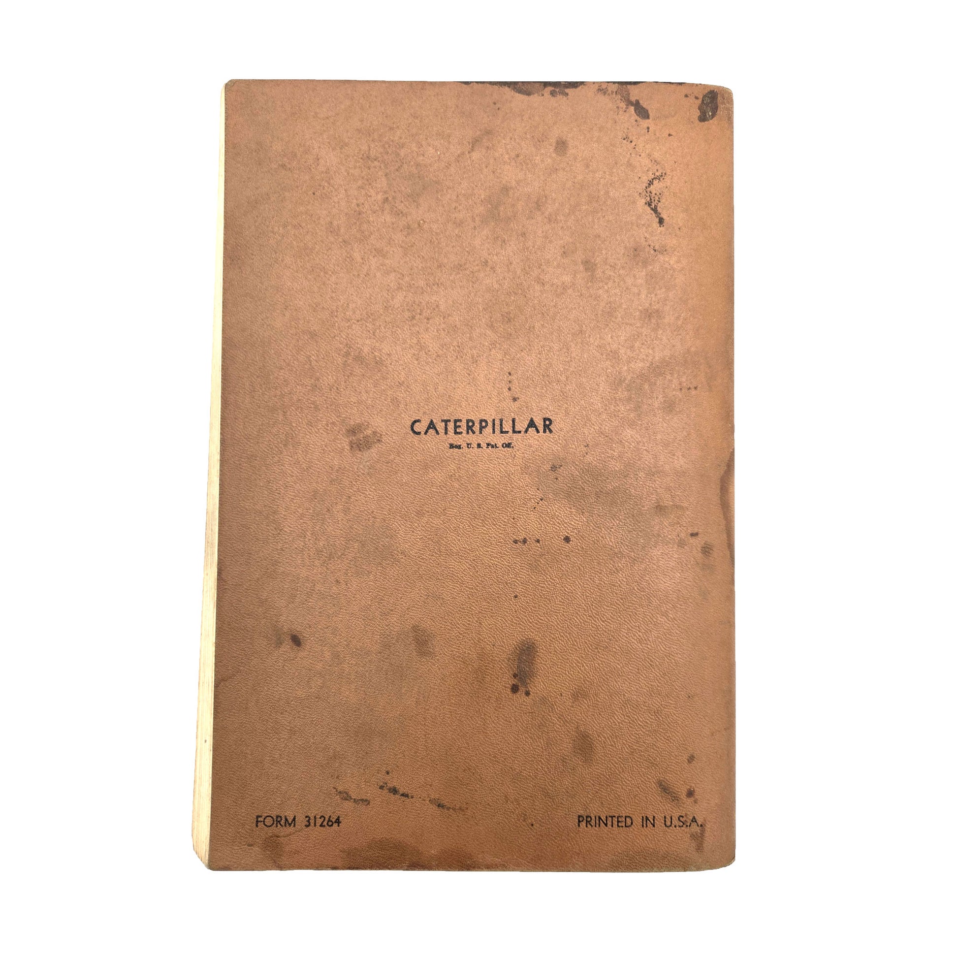 Cat Caterpillar No. 44 Hydraulic Control Parts Manual Book