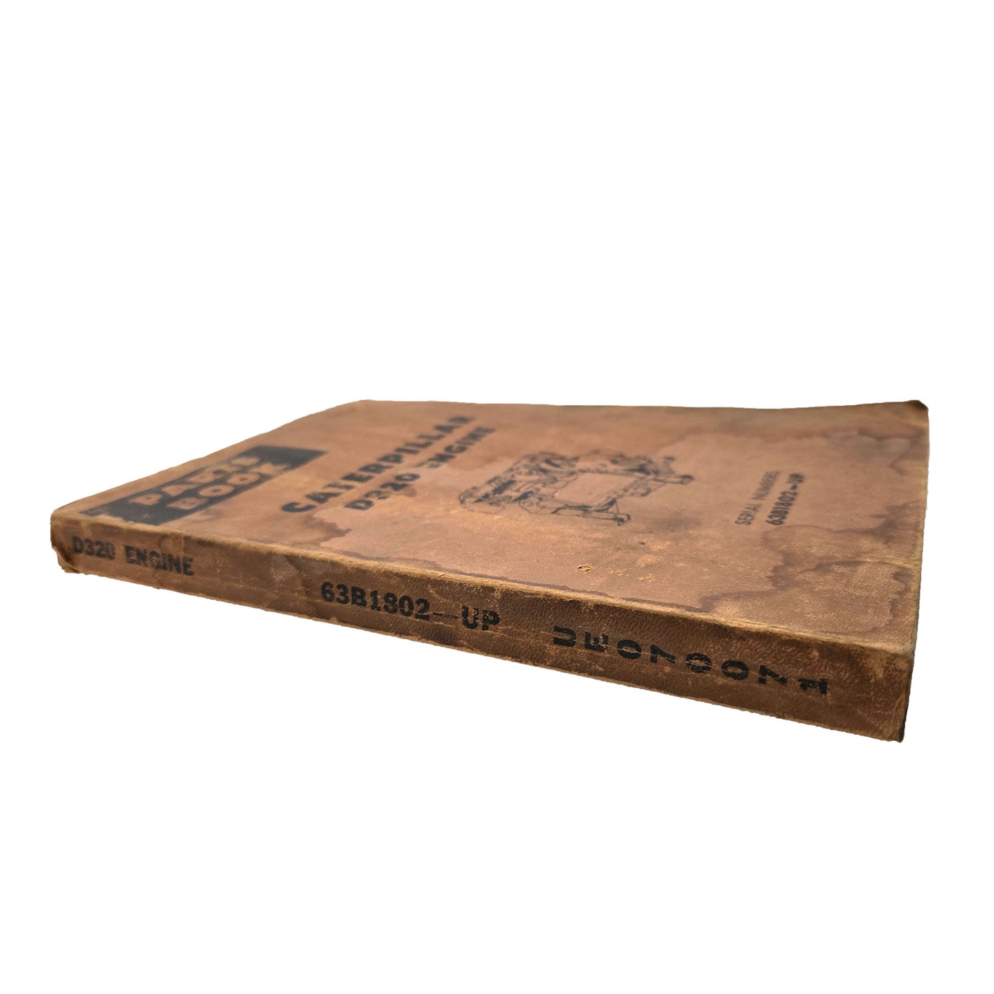 Cat Caterpillar D320 Engine 63B1802-UP Parts Book Manual | Book A