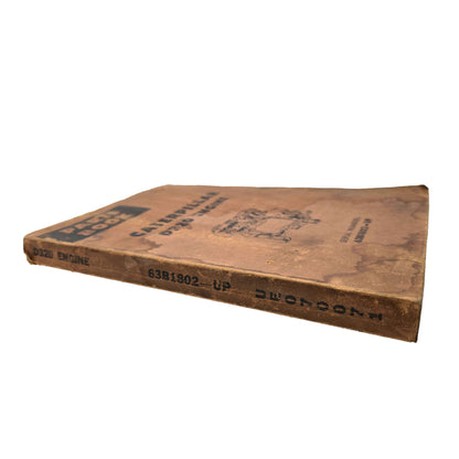 Cat Caterpillar D320 Engine 63B1802-UP Parts Book Manual | Book A