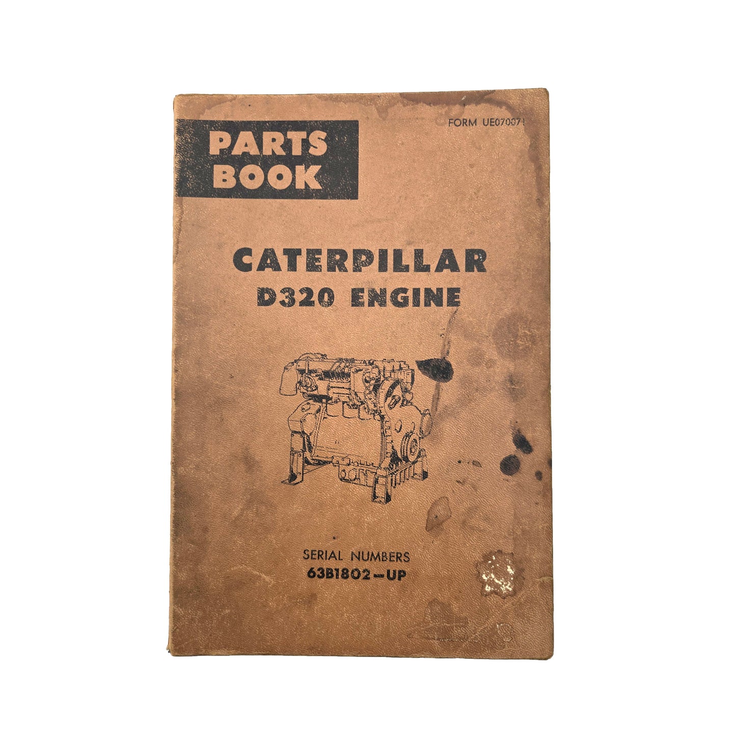 Cat Caterpillar D320 Engine 63B1802-UP Parts Book Manual | Book B
