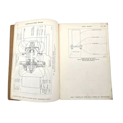 Cat Caterpillar D330C Engine 4B1-UP Parts Book Manual