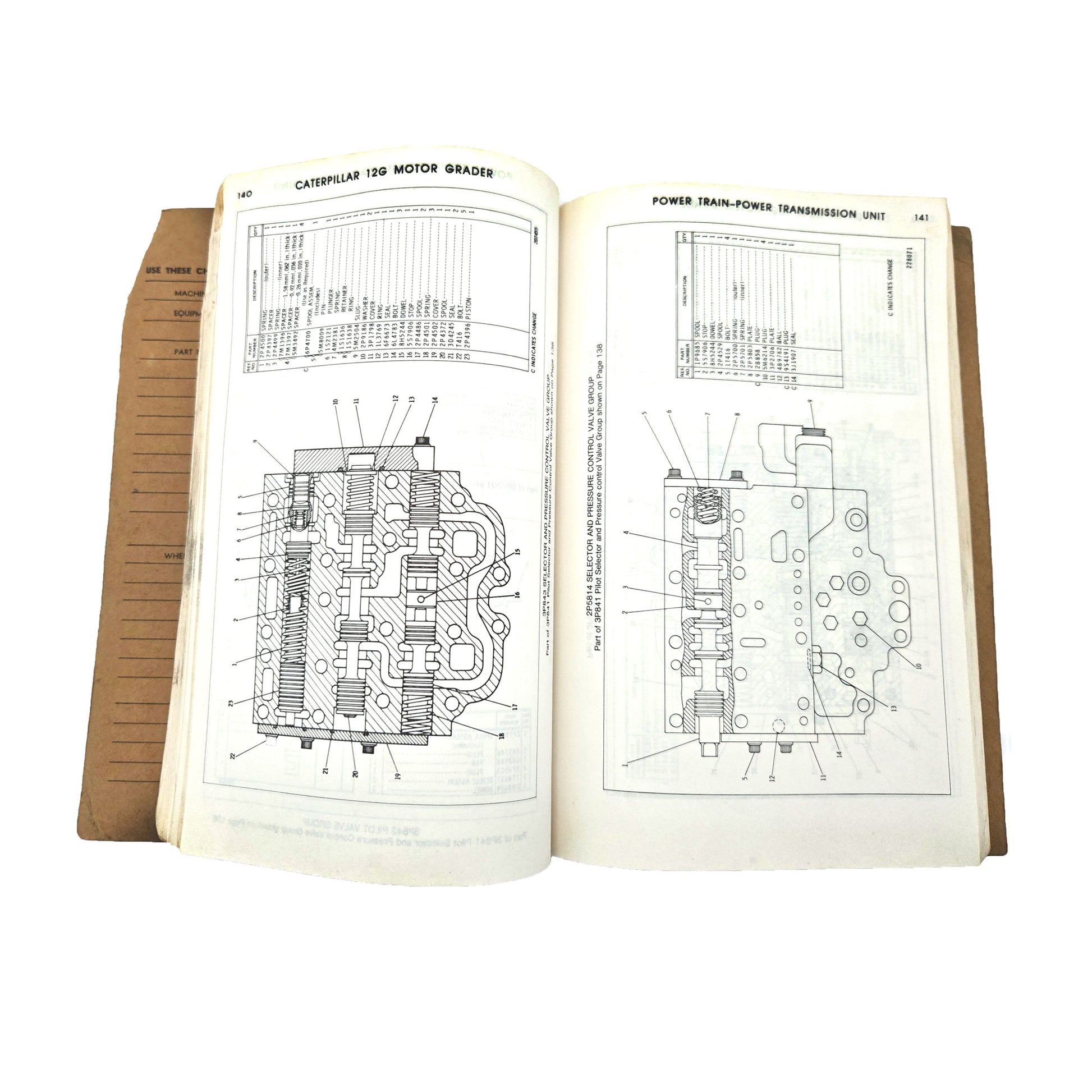 Cat Caterpillar 12G Motor Grader Parts Manual Book